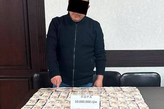 В Ташкентской области налоговый инспектор задержан за взятку в 10 млн сумов