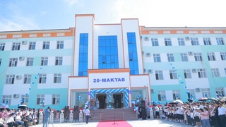 Термезде 1 мың 540 орынға арналған жаңа мектеп жұмыс бастады