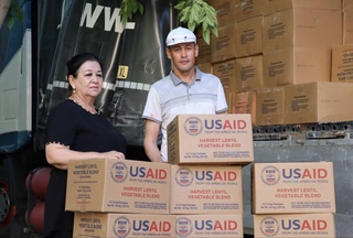 В территориальный филиал Международного неправительственного благотворительного фонда «Соглом авлод учун» доставлена партия гуманитарной помощи