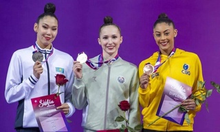 Тахмина Икромова завоевала еще две медали на Кубке мира по художественной гимнастике