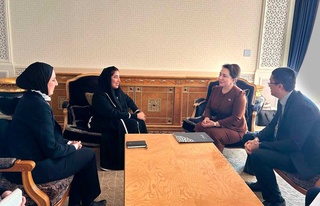 Сенат Раиси БАА Гендер тенглик кенгаши вице-президенти билан ҳамкорлик масалаларини муҳокама қилди