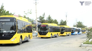 До конца года в Хорезм будет доставлено сто новых автобусов