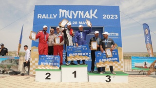 The winners of the Rally Muynak competition held at the bottom of the Aral Sea have been determined