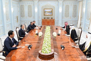 The President of Uzbekistan receives the delegation of Saudi Arabia