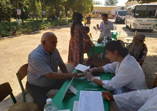 Республика ишчи гуруҳи Хоразмда