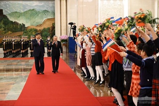 Маросими истиқболи расмии Президенти Ӯзбекистон баргузор шуд