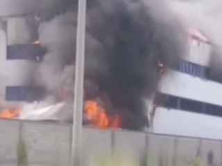 ФВВ Учкўприк туманида содир бўлган ёнғин тўғрисида маълумот берди