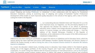 ЮНЕСКО Ўзбекистонда саводхонлик даражаси 99,99 фоизга етганини маълум қилди