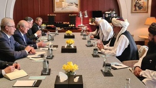 Abdulaziz Kamilov meets with the Head of Taliban’s Qatar Office