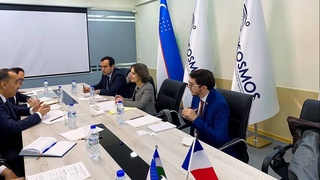 Issues of cooperation between the Uzbekcosmos Agency and the French Embassy in Uzbekistan were discussed