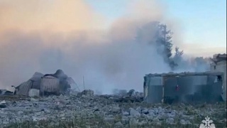При пожаре на предприятии по производству пиротехники в России погибли 13 человек