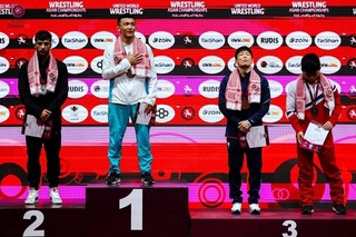 Сборная Узбекистана завершила чемпионат Азии по спортивной борьбе с семью медалями