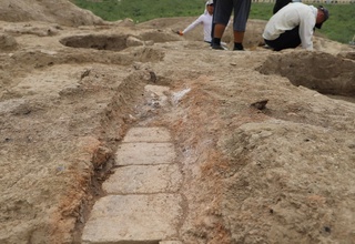 Археологлар Қува шаҳристонида кучли ёнғин содир бўлганини аниқлашди