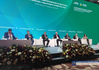 The leadership of the Central Bank of the Republic of Uzbekistan took part in the XI Congress of Financiers of Kazakhstan