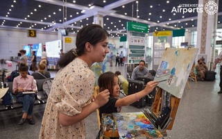 В ташкентском аэропорту прошел арт-фестиваль