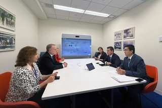 Шерзод Асадов БМТ Янгиликлар хизмати директори билан учрашди