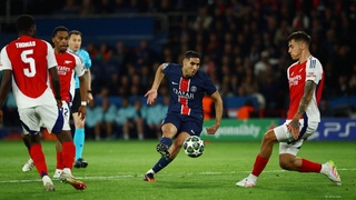 «Пари Сен-Жермен» двумя меткими выстрелами отбился от «Арсенала»