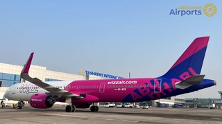 WizzAir has started flights to Tashkent for the first time