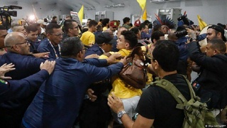 Indians burst into the climate conference in Brazil