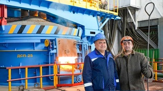 В ПО "Навоийский машиностроительный завод" ввели в эксплуатацию металлоплавильную печь