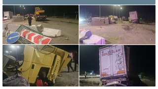 Ҳайдовчининг ухлаб қолиши натижасида  йўл-транспорт ҳодисаси содир этилди