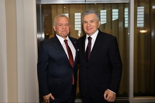 Ўзбекистон Президенти Иордания Подшоҳи билан учрашув ўтказди