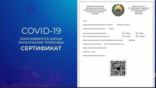 Emlanganlik sertifikatini olishning eng qulay va xavfsiz yoʻli haqida maʼlumot berildi