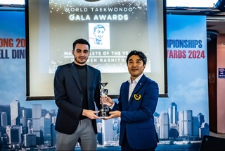 Улуғбек Рашидов беҳтарин таэквондочии ҷаҳон дар соли 2024 эътироф шуд