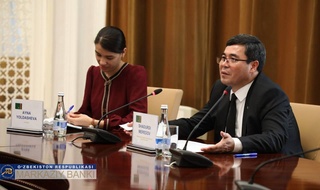 The Central Bank held a meeting with the Ambassador of Turkmenistan to Uzbekistan