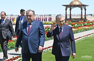Uzbekistan, Tajikistan Presidents visit Khorezm