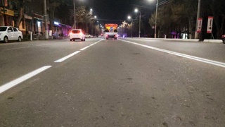 В двух районах Ташкента проведены работы по обновлению дорожной разметки