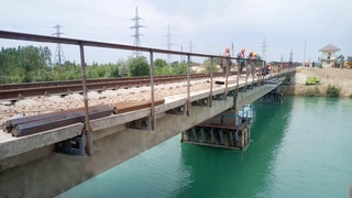 Завершено более 70% работ по электрификации 100-километрового участка  железной дороги Наманган – Андижан