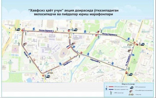 5 марта в Ташкенте перекроют несколько центральных улиц