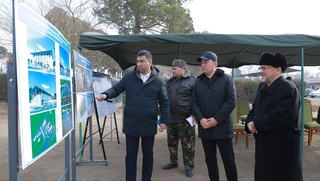 Термиз туманида замонавий автошоҳбекат қурилиши бошланди