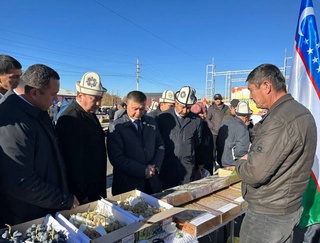 В Баткене прошла кыргызско-узбекская сельскохозяйственная ярмарка «Золотая осень»