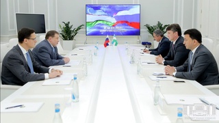 Rossiya Federatsiyasining elchisi bilan uchrashuv boʻlib oʻtdi