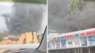 Тошкентдаги омборда ёнғин содир бўлди