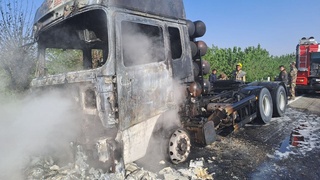 Samarqandda yonib ketgan yuk mashinasi tafsilotlari ochiqlandi