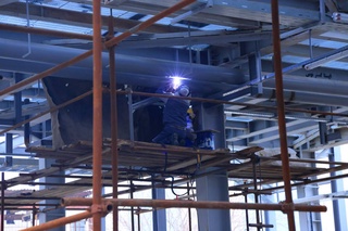 На базе АО «Navoiyazot» ведутся строительные работы по возведению 2-го этапа проекта по организации производства цианидных солей