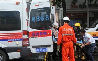 Seven people were killed in a train accident in northwest China