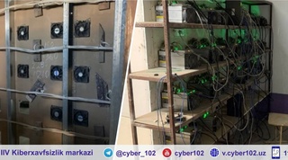 Ноқонуний «Майнинг-ферма» ташкил қилган шахс 900 миллион сўм жаримага тортилди