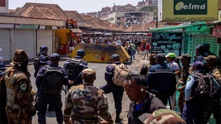 Protests broke out in Madagascar's capital
