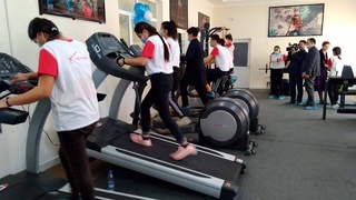 Современный тренажерный зал в сельской глубинке