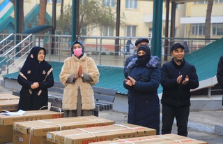 Yangi yil arafasida 50 nafar namanganlik ayol tikuv mashinali boʻldi