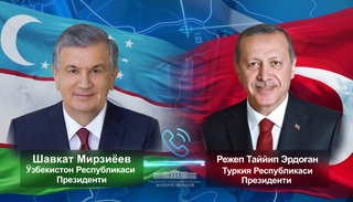 President Shavkat Mirziyoyev holds a phone call with the President of Turkey Recep Tayyip Erdogan