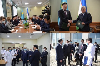 Абдуҳаким Хаджибаев Қозоғистон соғлиқни сақлаш вазирини қабул қилди