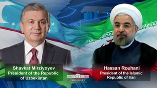 Presidents of Uzbekistan and Iran talk over the phone