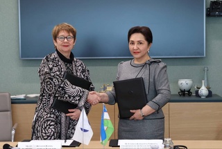 Председатель Сената Олий Мажлиса встретилась с президентом ЕББР