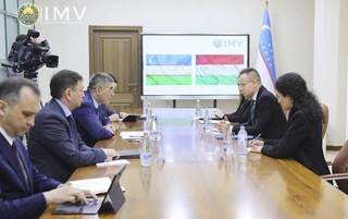 В Министерстве экономики и финансов прошла встреча с министром иностранных дел и внешней торговли Венгрии Петером Сийярто