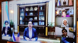 Законодатели Узбекистана и США обсудили вопросы взаимодействия по обеспечению гендерного равенства